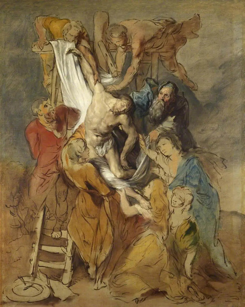 Zstąpienie z krzyża (według Pierre'a Paula Rubensa) - Thomas Gainsborough