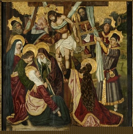 Schodzenie Krzyża - Bartolomé Bermejo