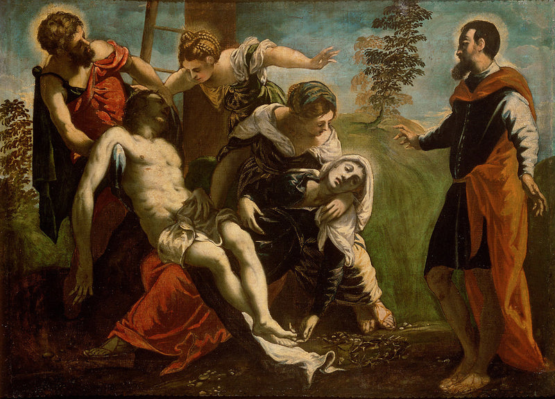 Upadek Krzyża - Jacopo Tintoretto
