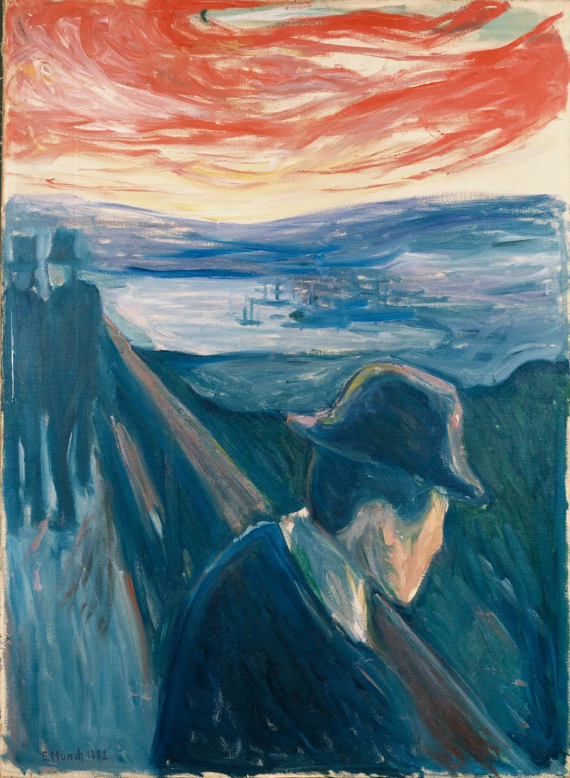 Rozpaczy - Edvard Munch