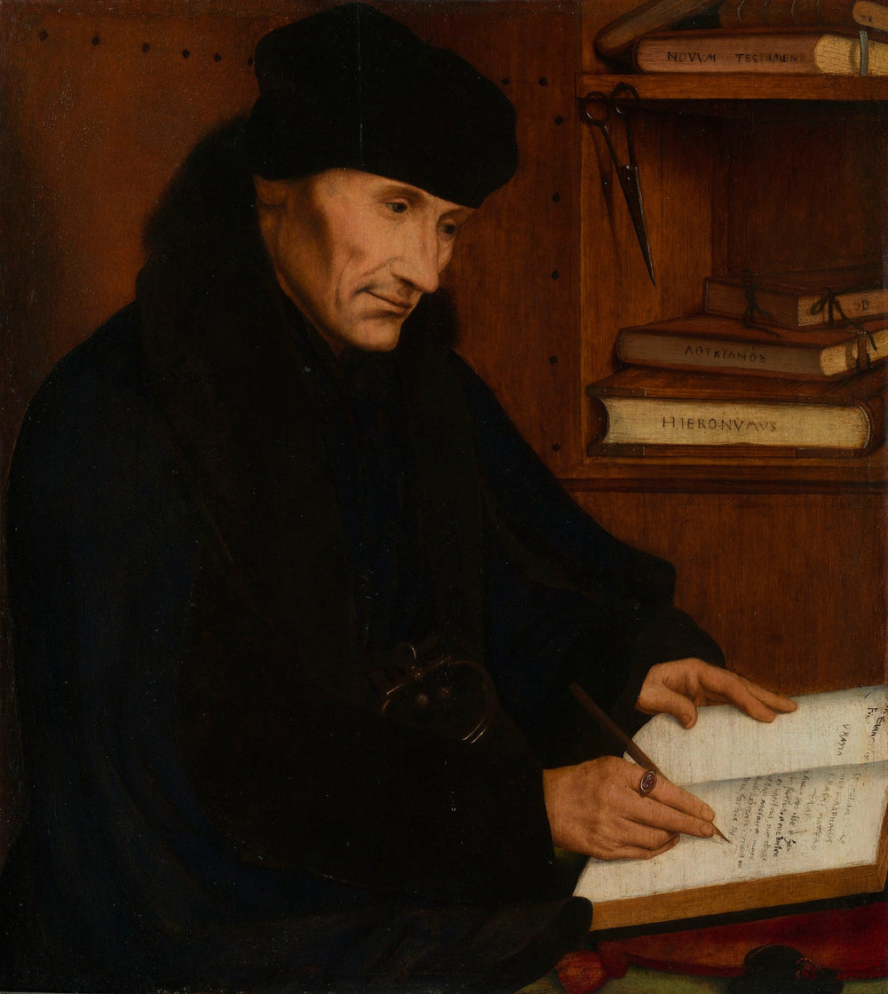 Desiderius Érasme (1466-1536) - Quentin Metsys - Alpha Reproduction