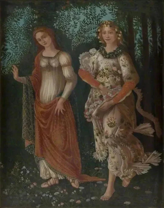Szczegóły „Wiosny” Botticellego - Sandro Botticelli