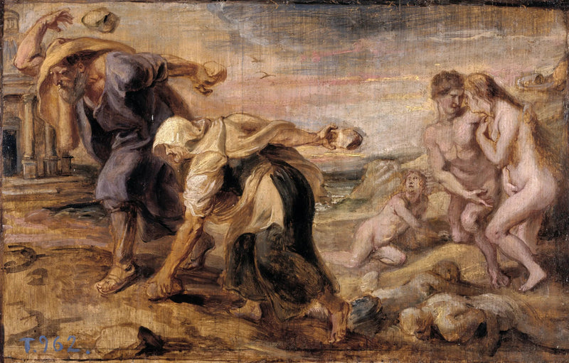 Deucalion i Pyrrha - Peter Paul Rubens