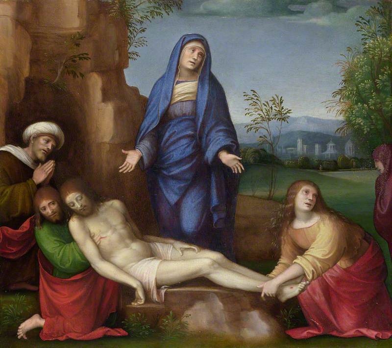Deuil Chrystusa Zmarłego - Francesco Francia