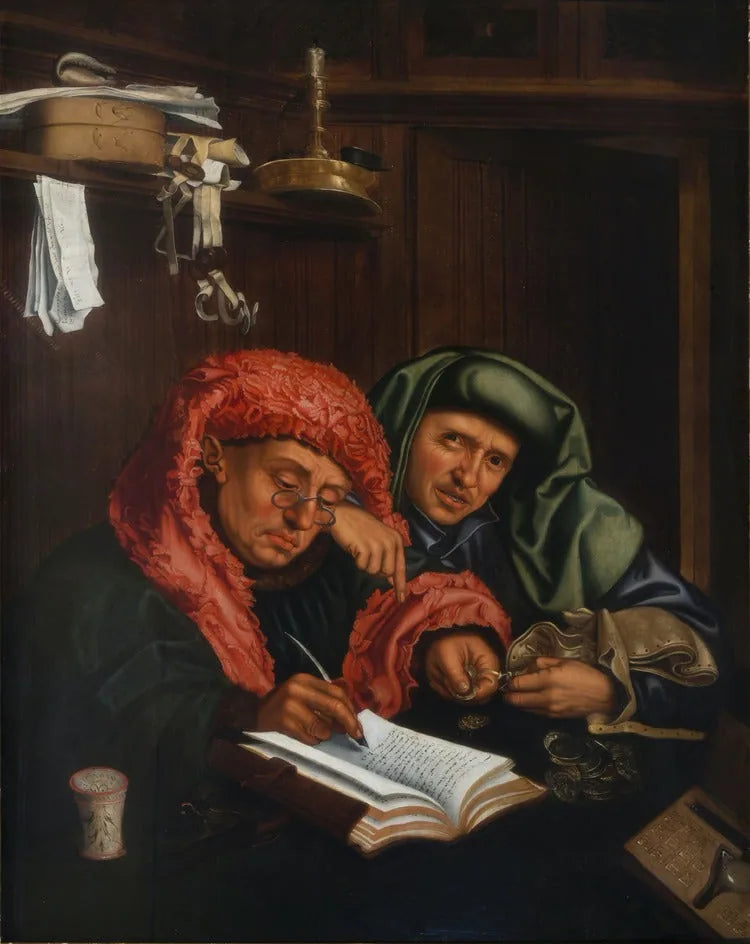 Dwóch agentów celnych - Marinus van Reymerswale