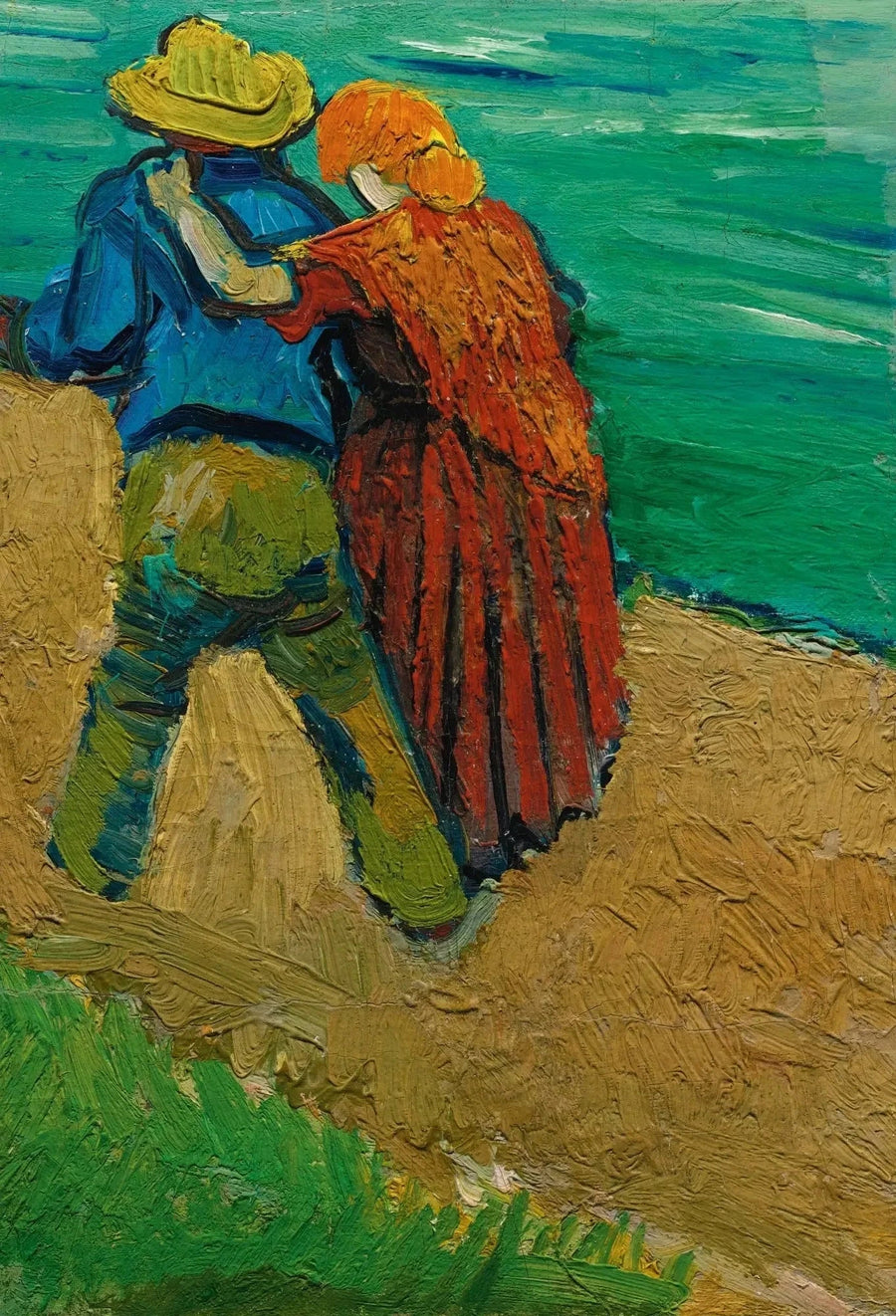 Ekloga w Prowansji - para zakochanych - Vincent van Gogh