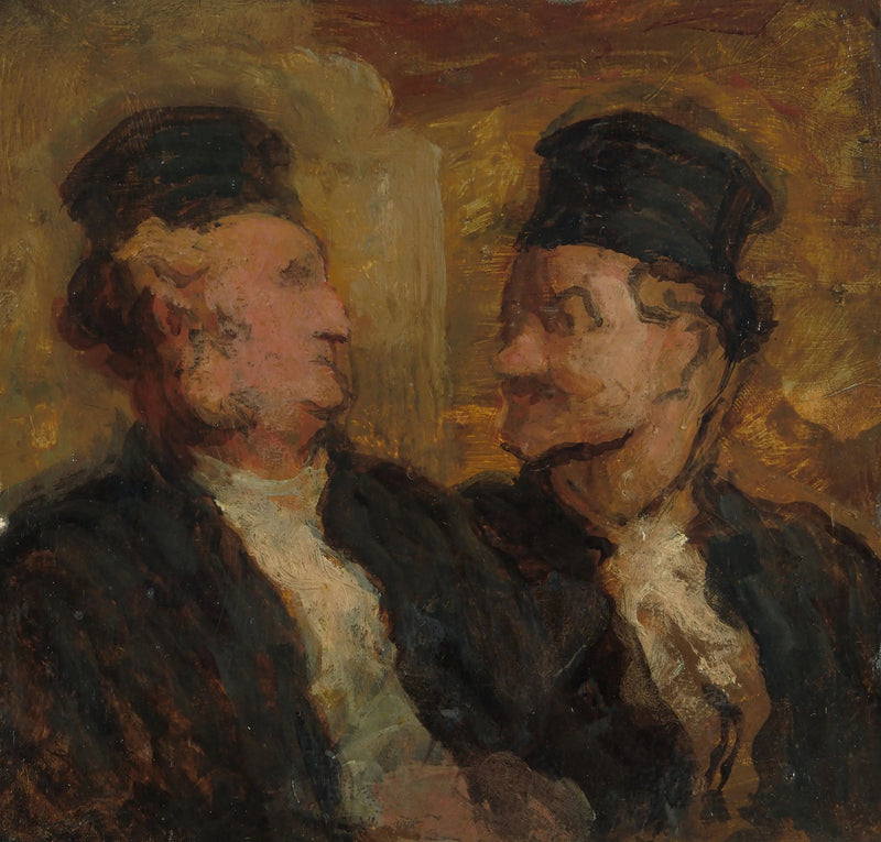 Dwóch prawników - Honoré Daumier