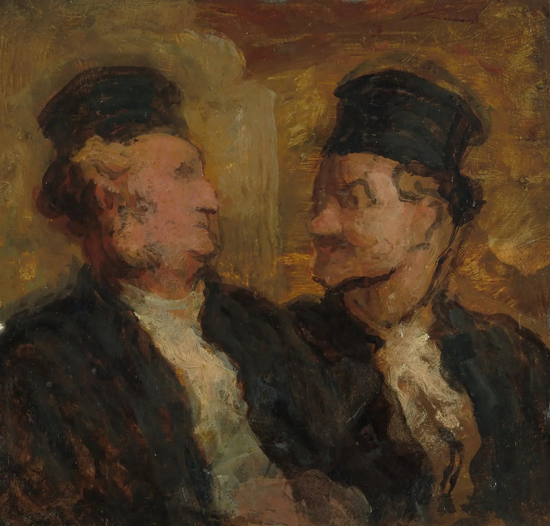 Dwóch prawników - Honoré Daumier