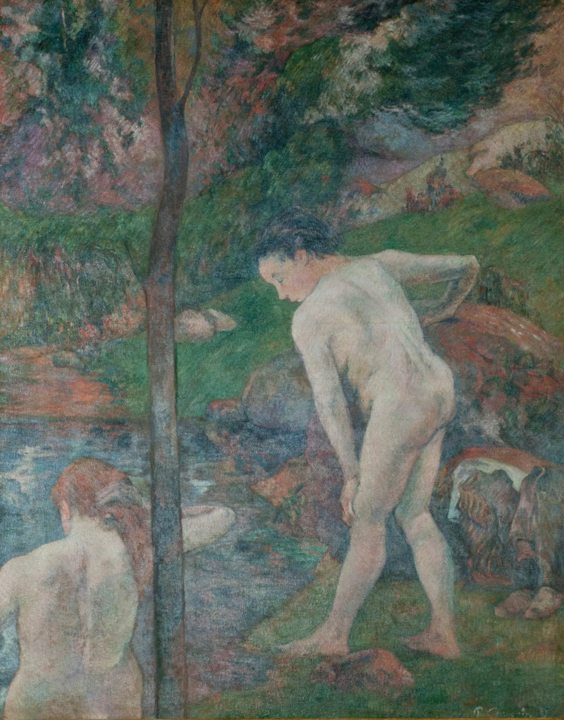 Dwie kąpiące się - Paul Gauguin