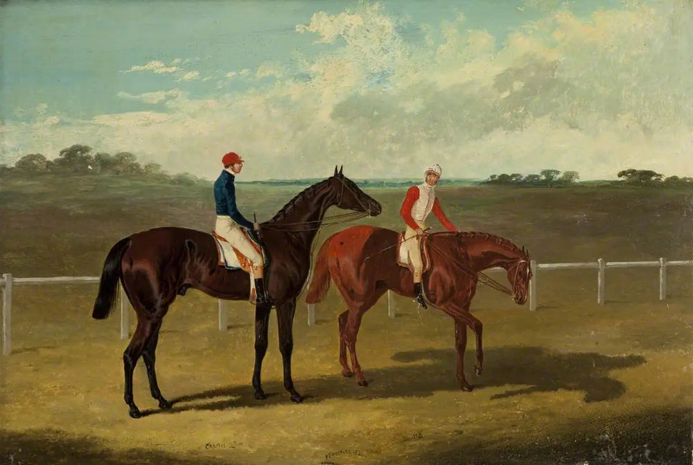 Deux chevaux de course – « Charles XII » et « Euclide » – avec leurs jockeys - John Frederick Herring Sr. - Alpha