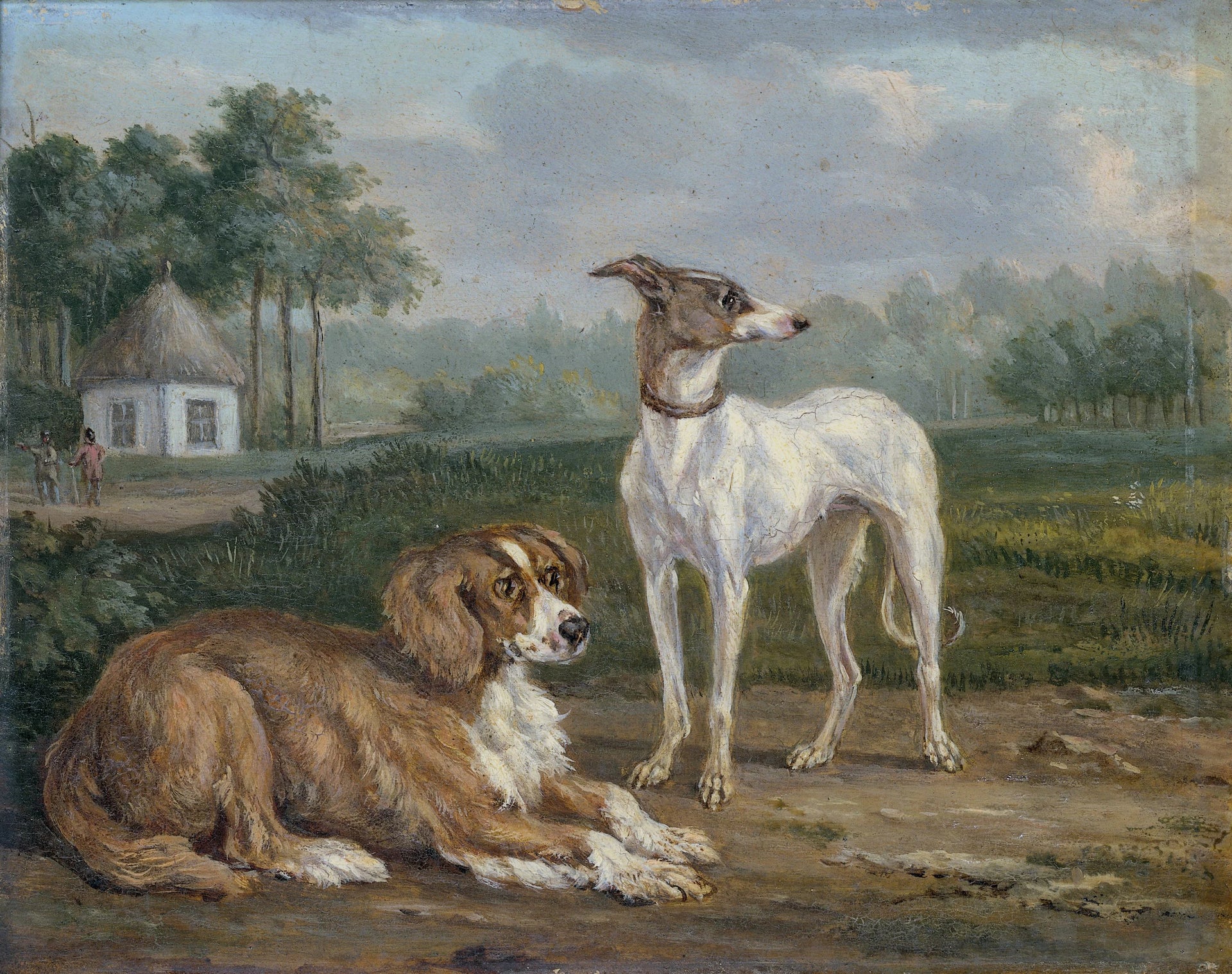 Deux chiens - Jan Dasveldt