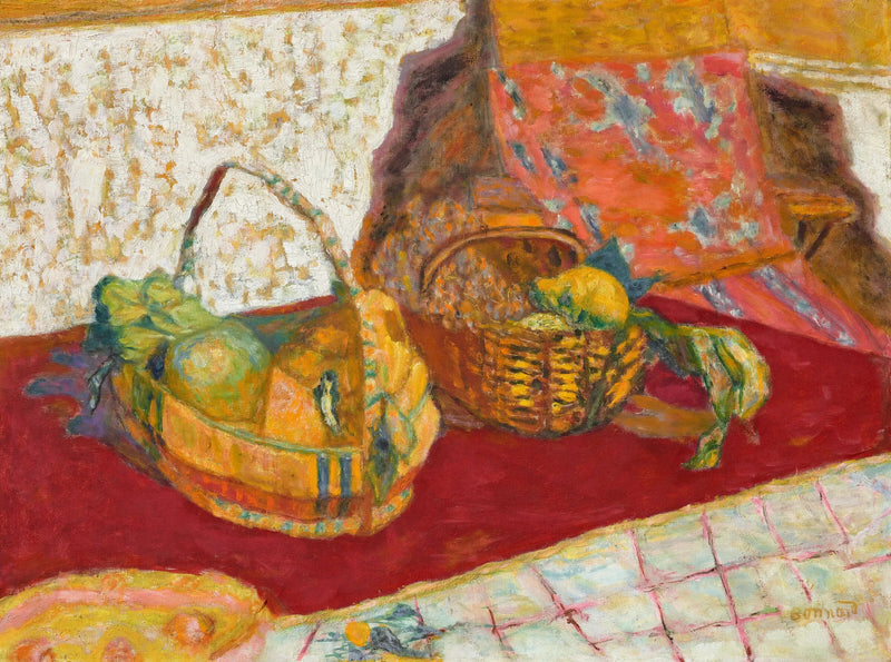 Dwa kosze owoców - Pierre Bonnard