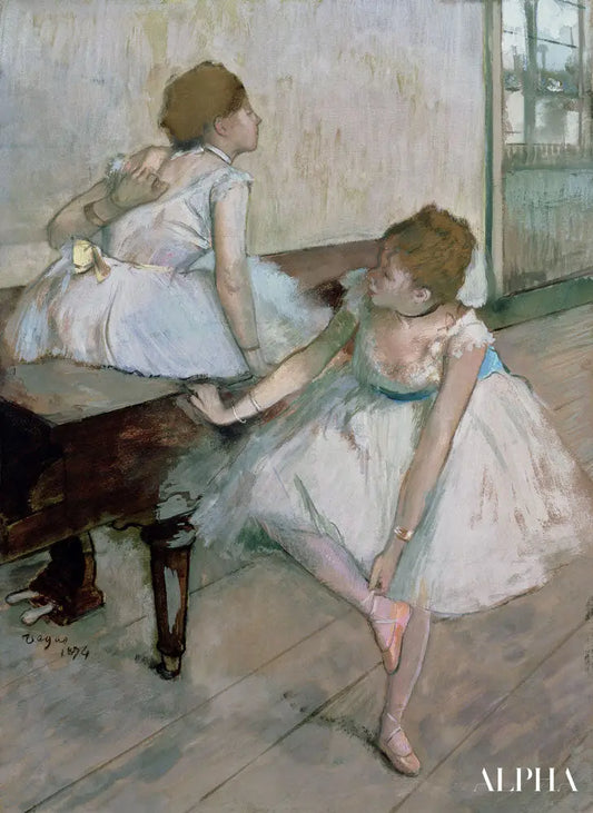 Deux danseurs se reposant - Edgar Degas - Reproductions de tableaux et peintures haut de gamme