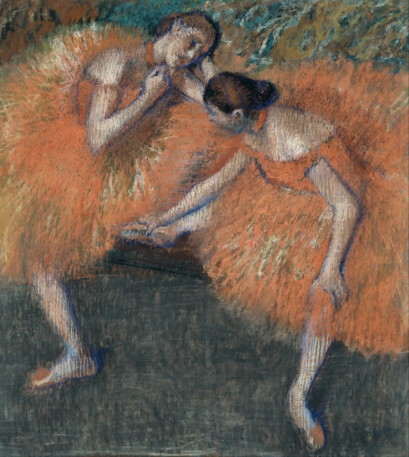 Dwie tancerki - Edgar Degas