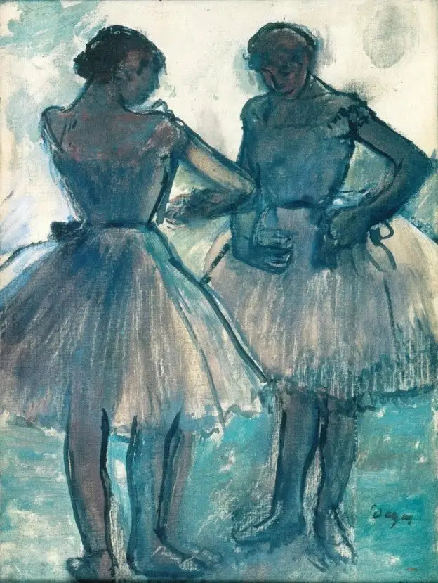 Dwie tancerki - Edgar Degas
