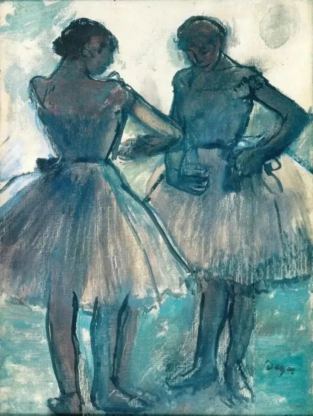 Dwie tancerki - Edgar Degas