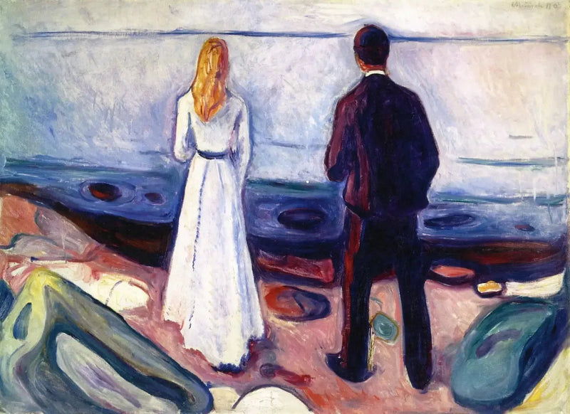 Dwie istoty ludzkie. Samotnicy - Edvard Munch