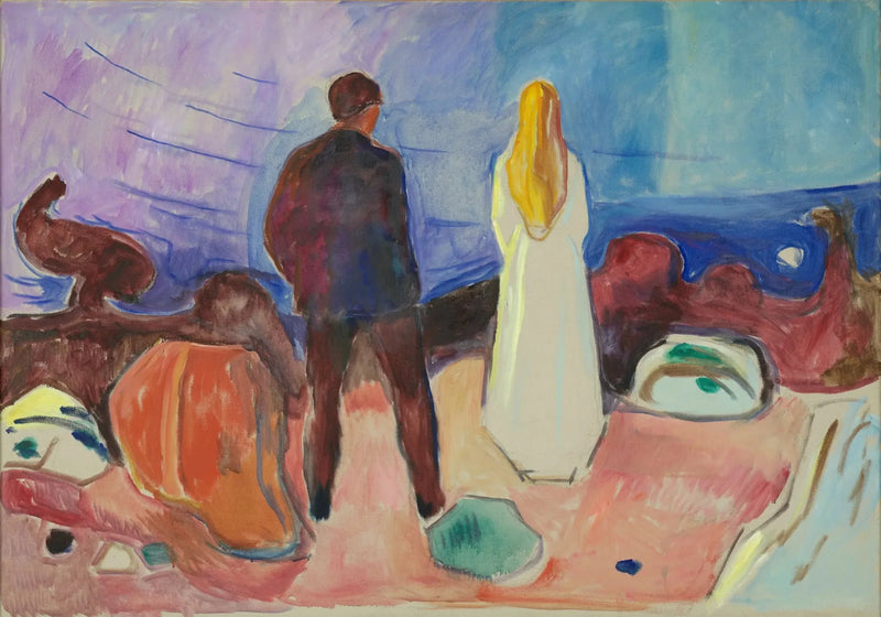 Dwie istoty ludzkie. Samotnicy - Edvard Munch