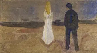 Dwie istoty ludzkie. Samotnicy (Fryz Reinhardt) - Edvard Munch