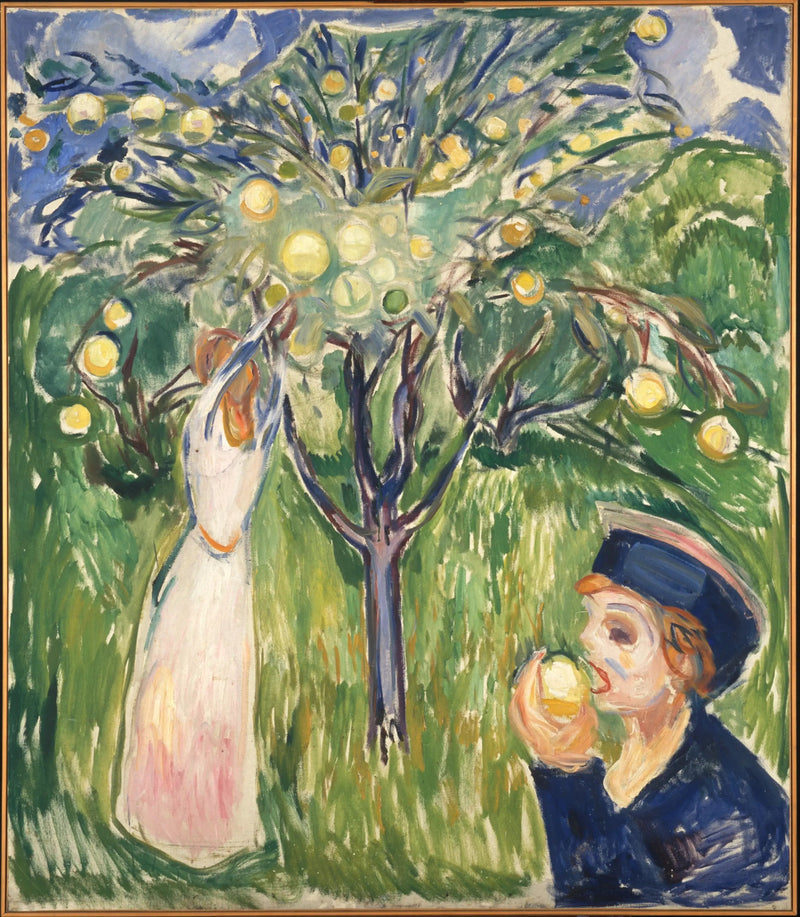Dwie kobiety w ogrodzie - Edvard Munch