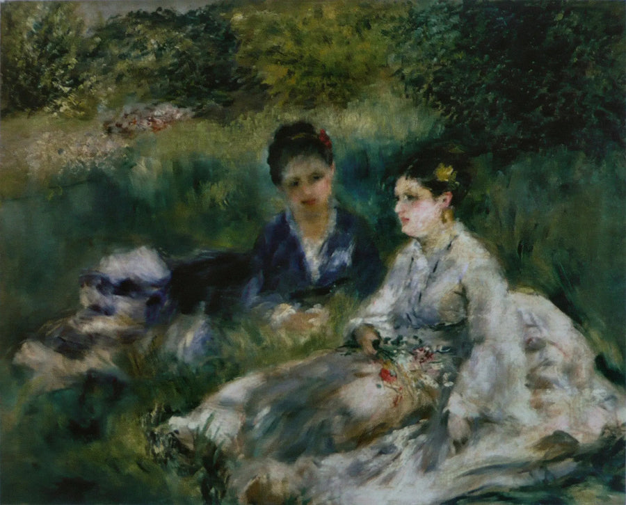 Dwie kobiety na trawie - Pierre-Auguste Renoir