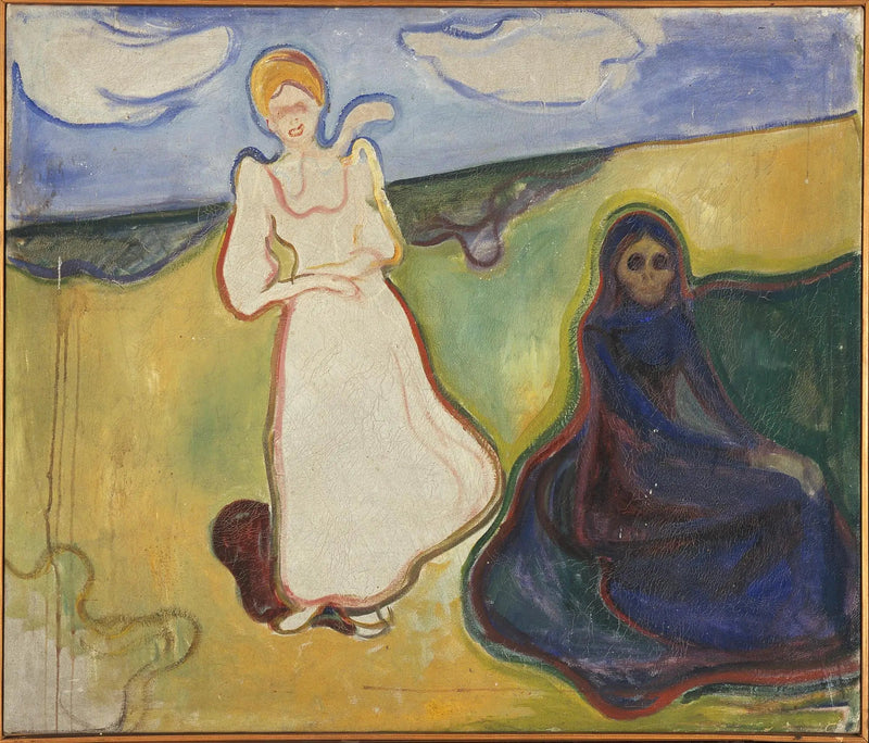 Dwie kobiety w krajobrazie - Edvard Munch