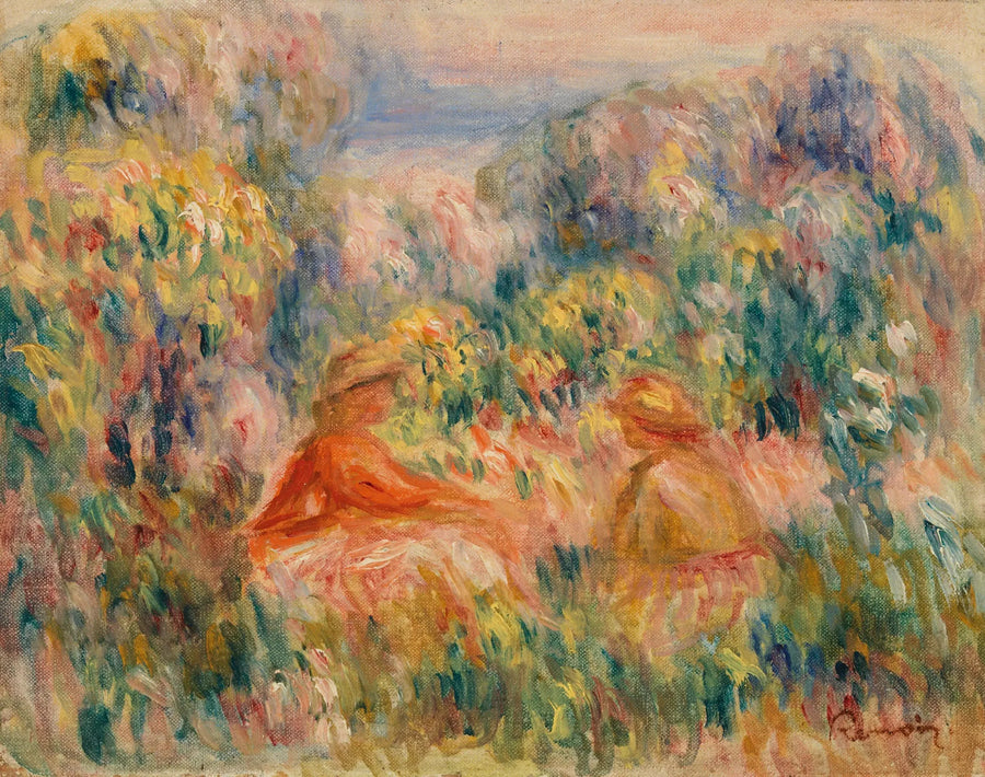 Dwie kobiety w krajobrazie - Pierre-Auguste Renoir