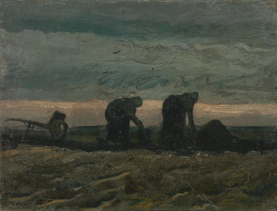 Kobiety na wrzosowisku torfowym - Vincent van Gogh