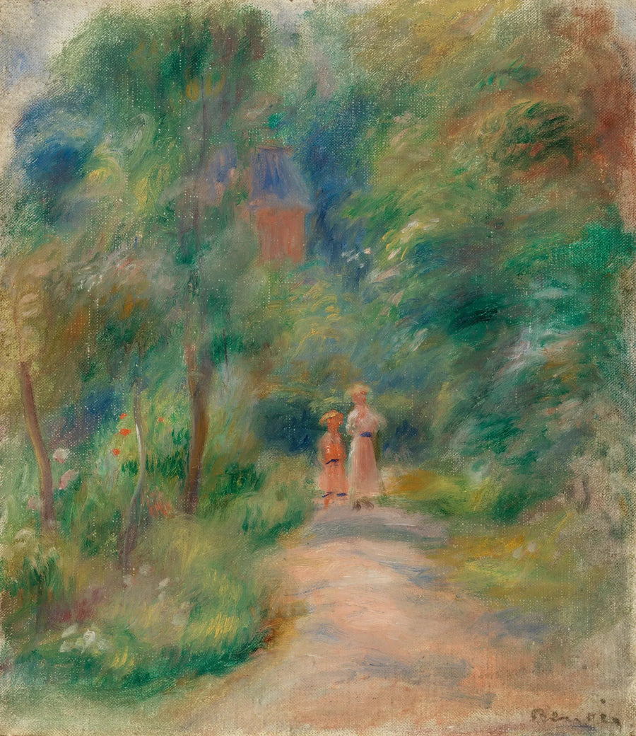 Dwie postacie na ścieżce - Pierre-Auguste Renoir
