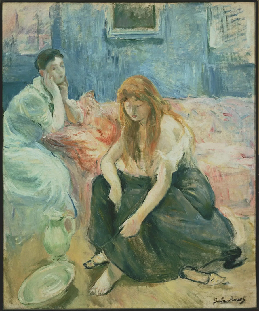 Dwie dziewczyny - Berthe Morisot