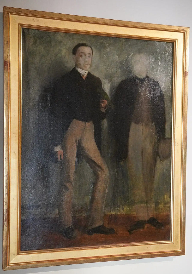 Dwaj mężczyźni na pieszo - Edgar Degas