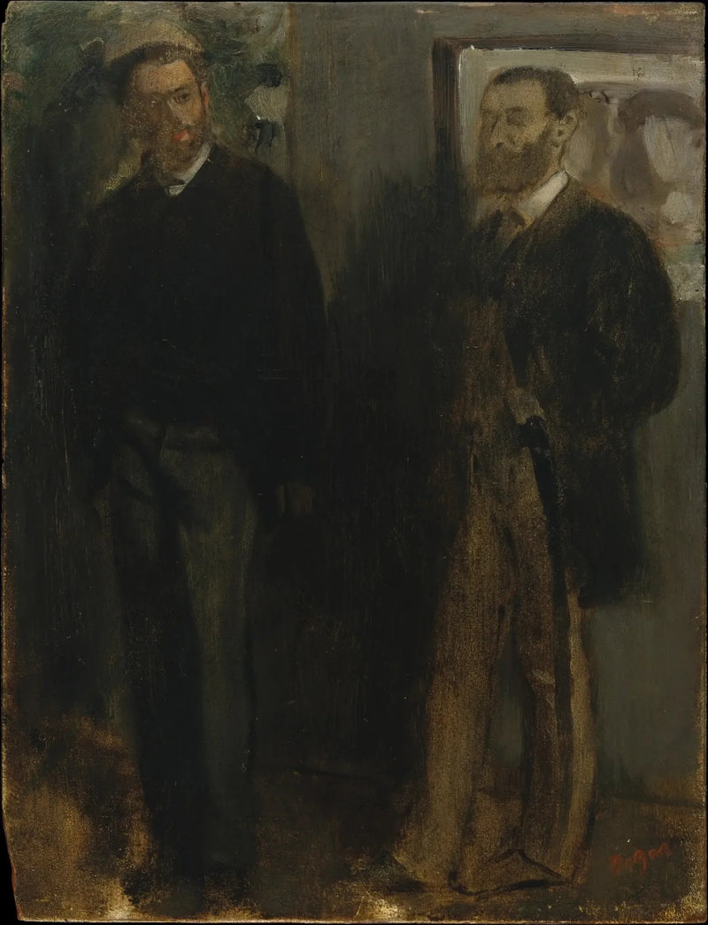 Dwaj mężczyźni - Edgar Degas