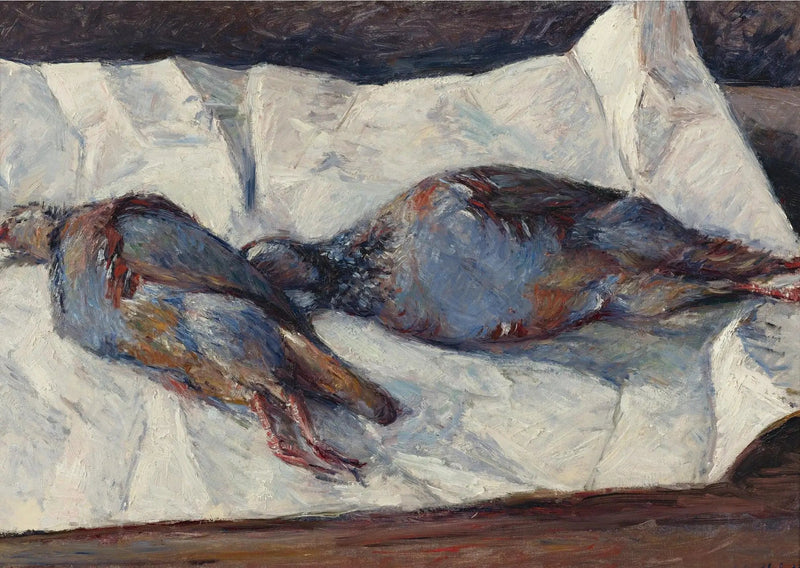 Dwa Bażanty - Gustave Caillebotte