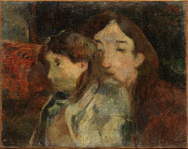 Dwie postacie na kanapie, czyli Wizja artysty - Paul Gauguin