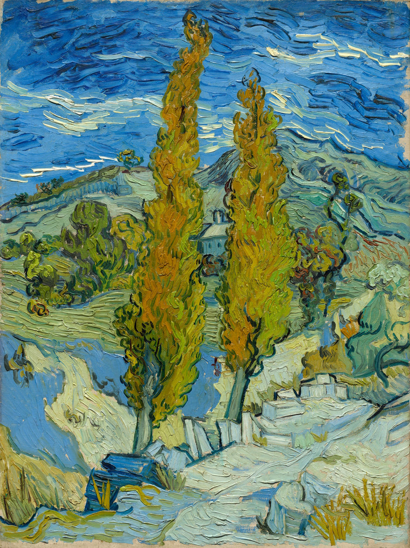 Topole w Saint-Rémy - Vincent van Gogh