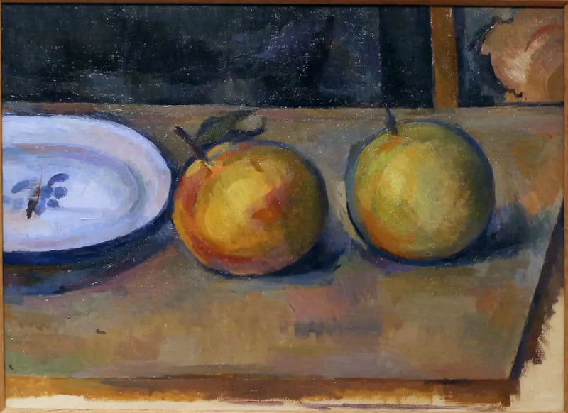 Dwa jabłka na stole - Paul Cézanne