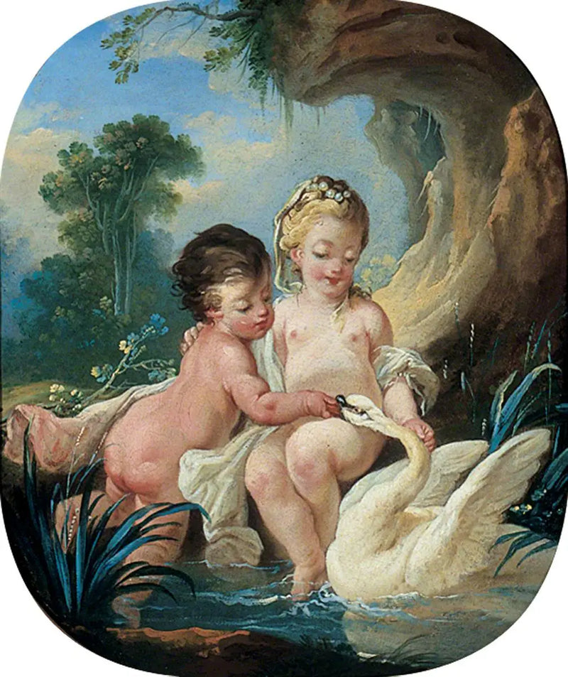 Dwa putti - François Boucher