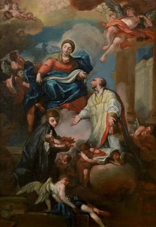 Dwóch świętych adorujących - Giovanni Battista Tiepolo