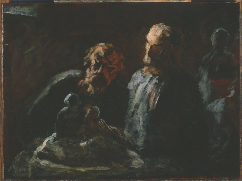 Dwóch rzeźbiarzy - Honoré Daumier
