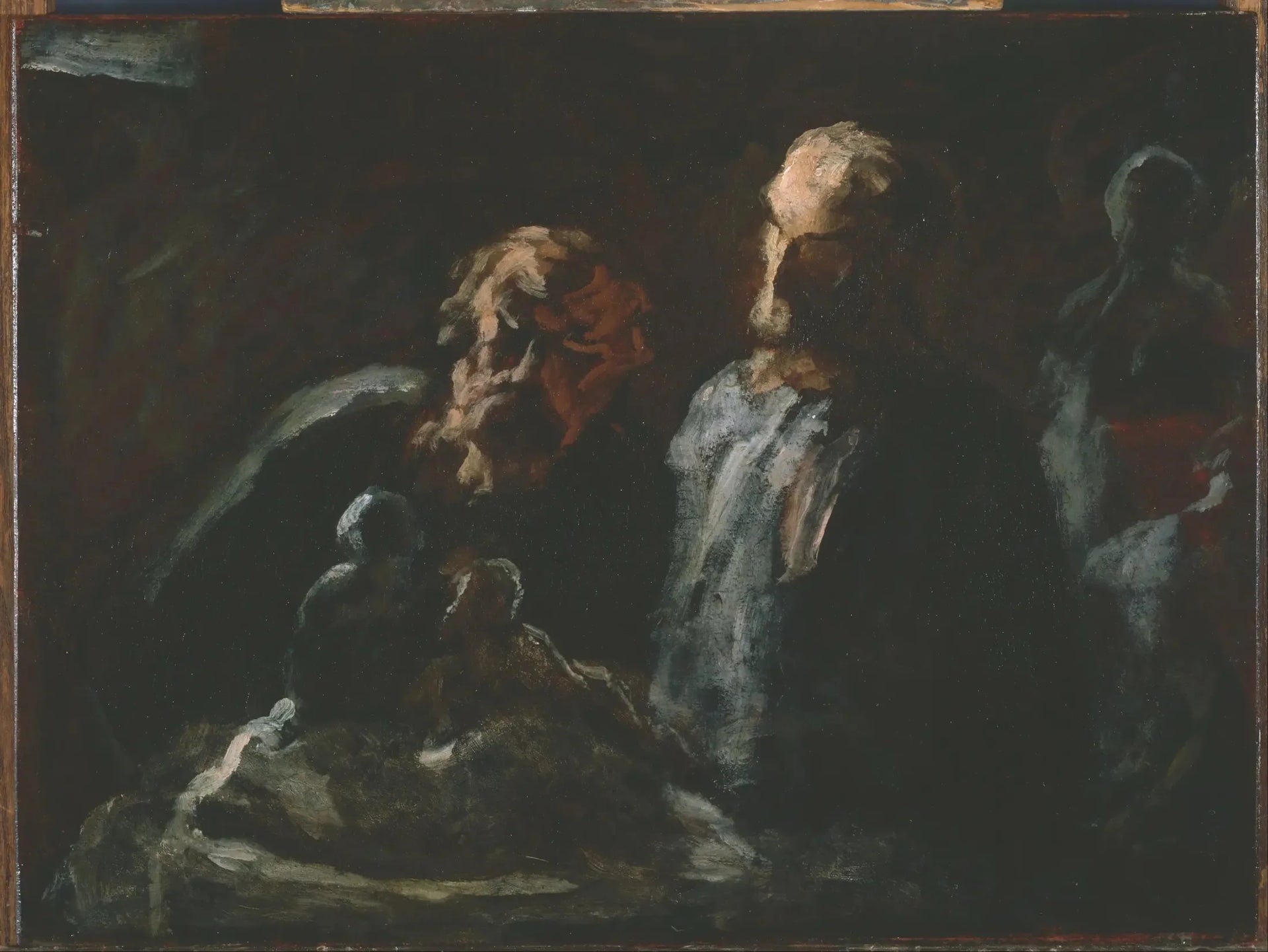 Deux sculpteurs - Honoré Daumier image 1 reproduction réalisée par Alpha Reproduction