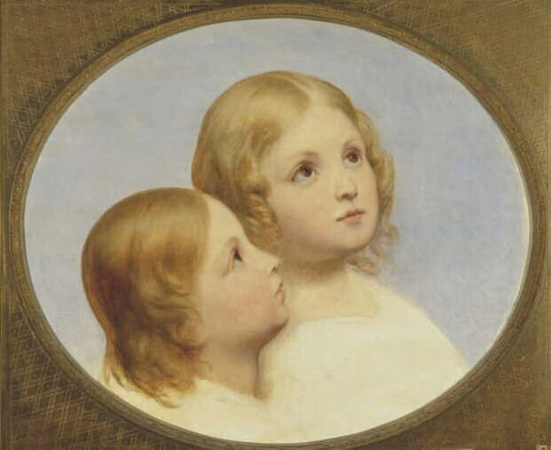 Dwie głowy dzieci - Ary Scheffer