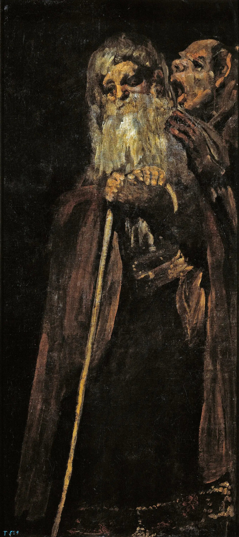 Dwaj Starcy - Francisco de Goya
