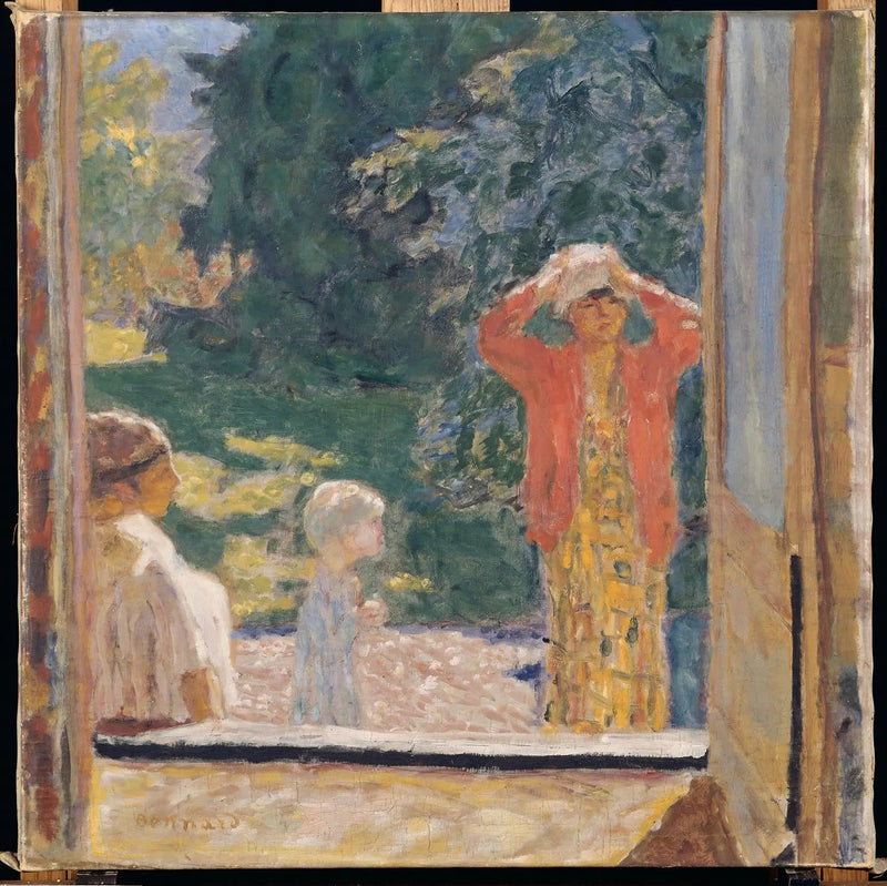Przed oknem w Grand-Lemps - Pierre Bonnard