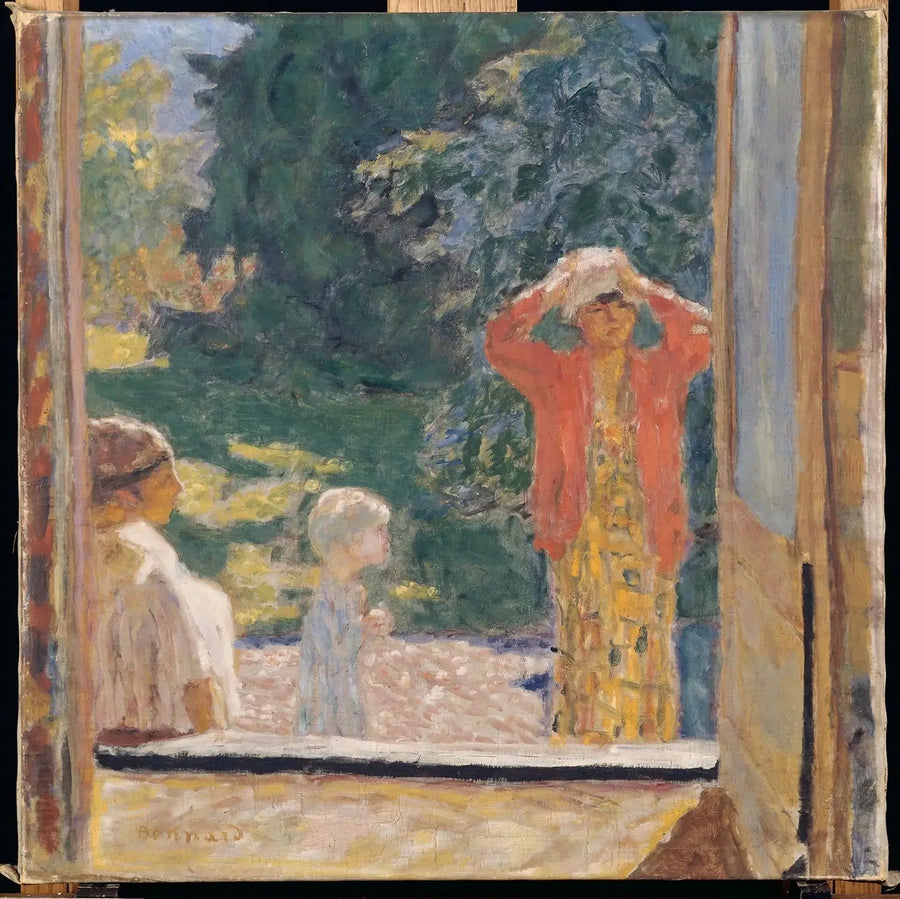 Przed oknem w Grand-Lemps - Pierre Bonnard