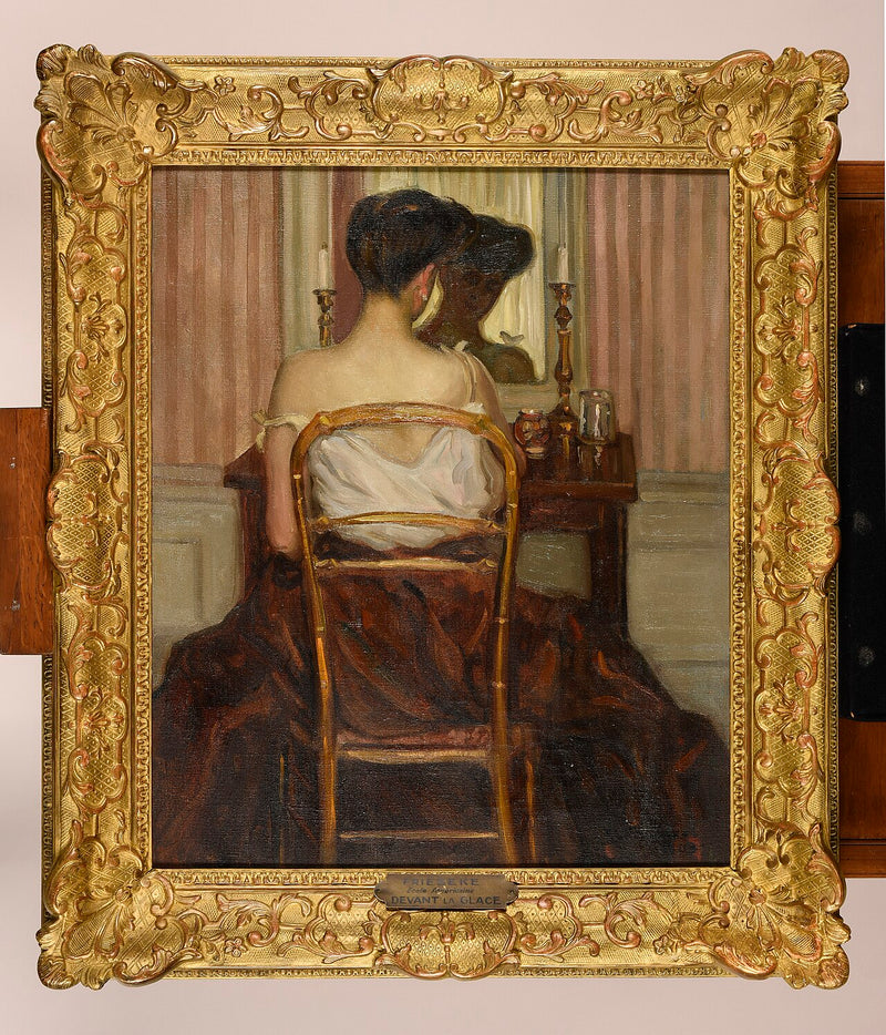 Przed lustrem - Frederick Carl Frieseke