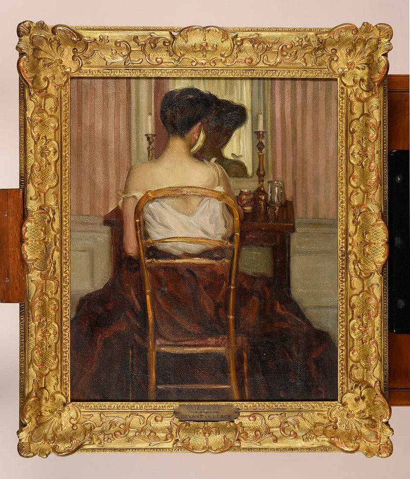 Przed lustrem - Frederick Carl Frieseke