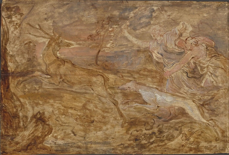 Diana poluje na jelenia - Antoine van Dyck