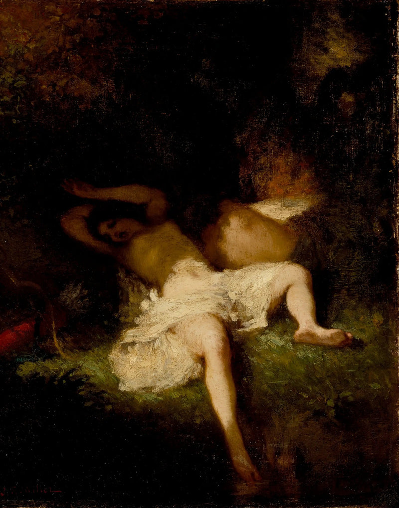Diana odpoczywająca - Jean-François Millet