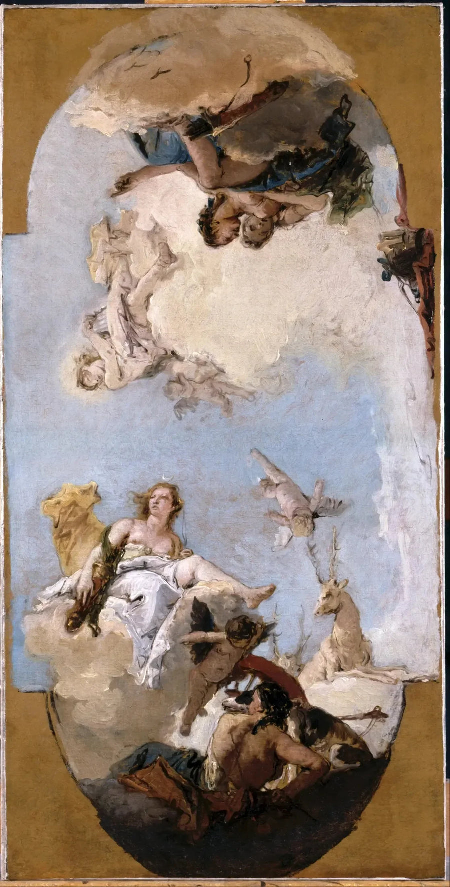 Diane, Apollo i Nimfa - Giovanni Battista Tiepolo