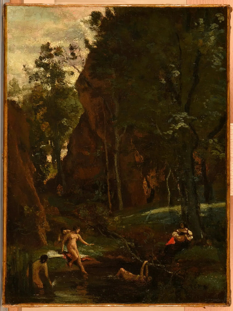 Diana w kąpieli - Jean-Baptiste Camille Corot